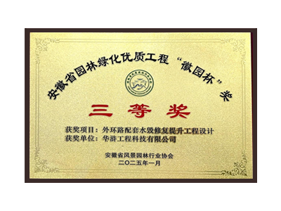 朝阳荣获2025“徽园杯”奖三等奖